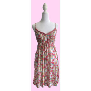 CRUZ NATORI- Women's Polka-Dot Strapless Baby Doll Dress